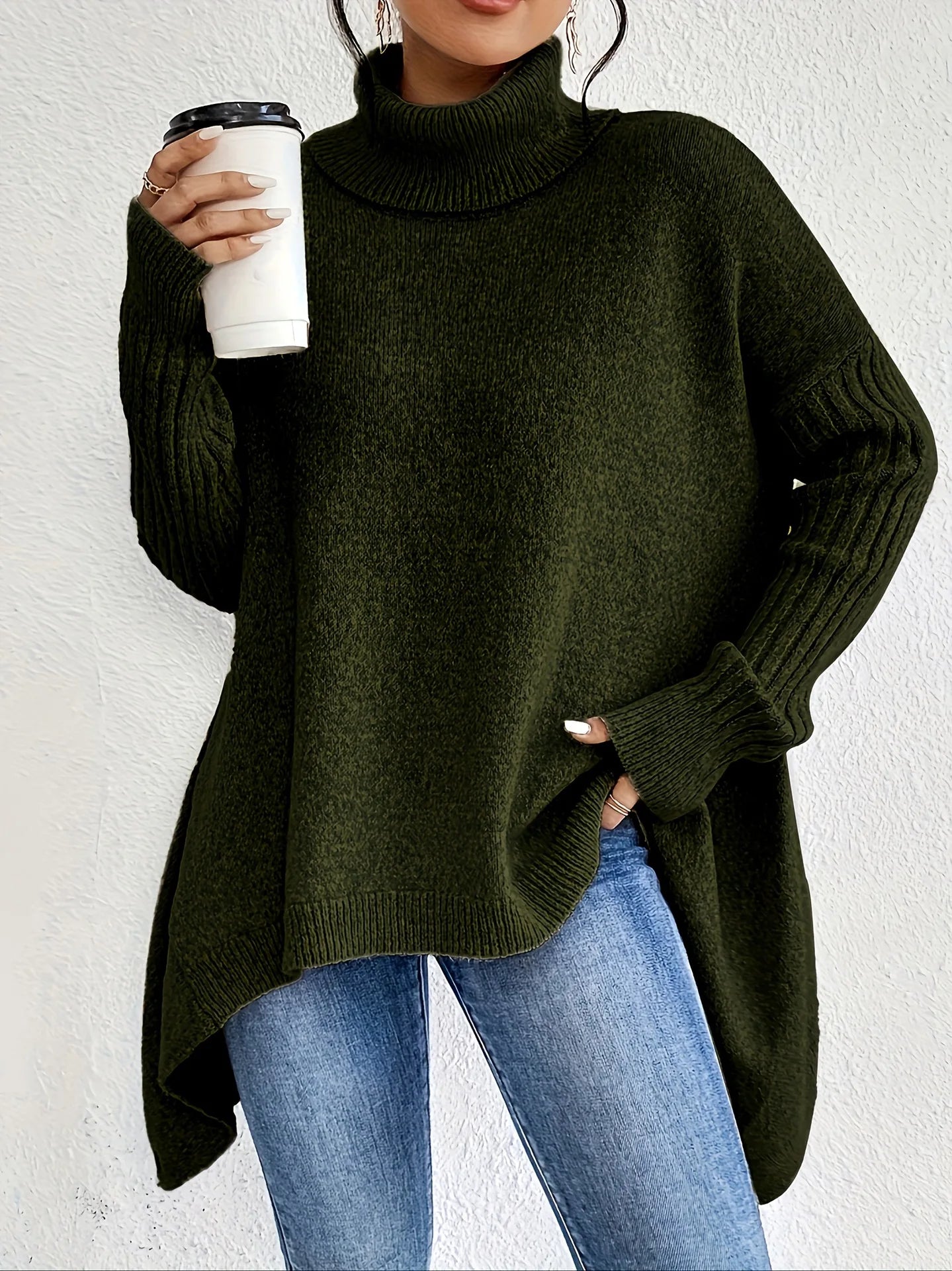 Stella | Cashmere Blend Turtleneck Jumper