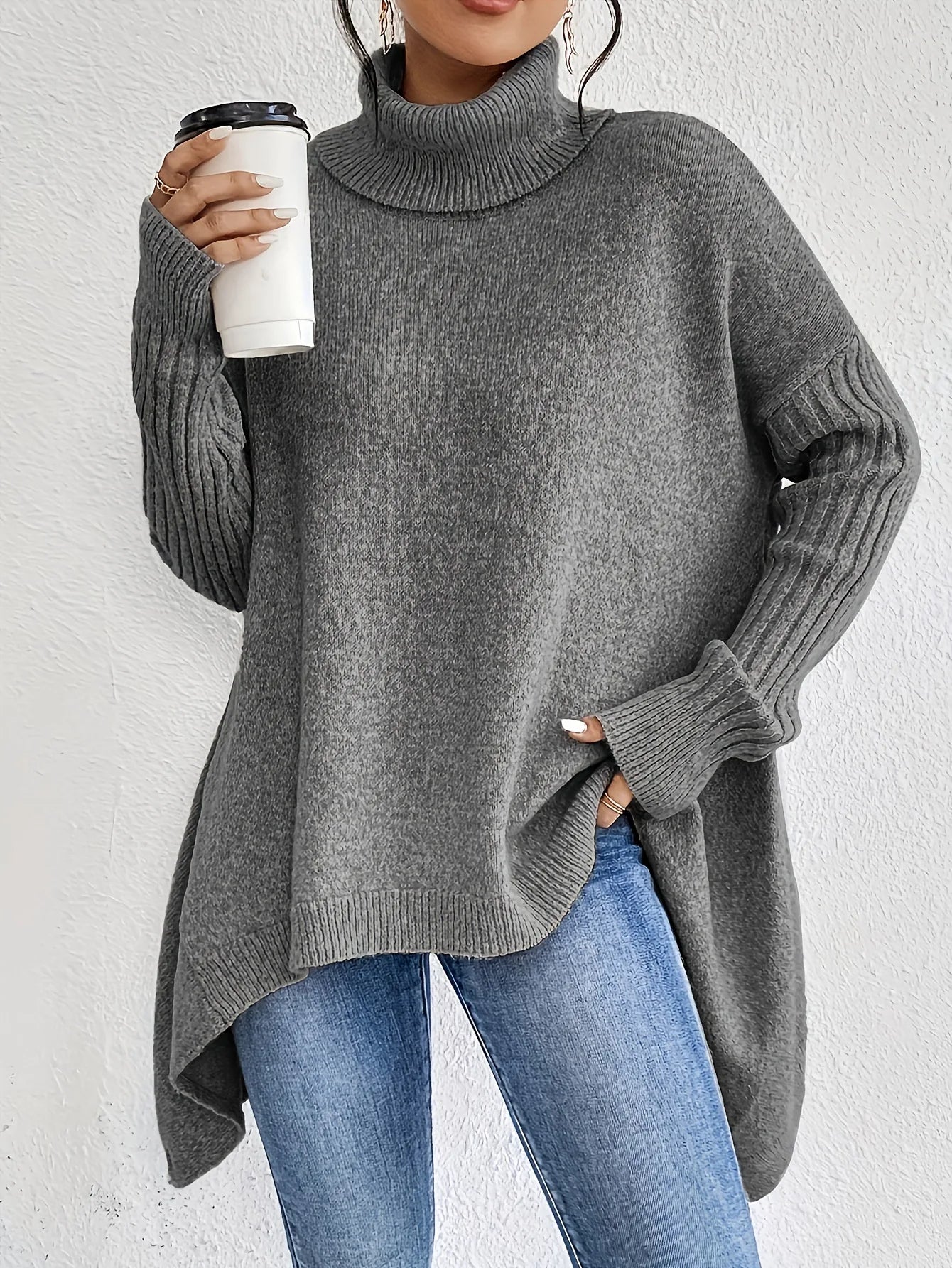 Stella | Cashmere Blend Turtleneck Jumper