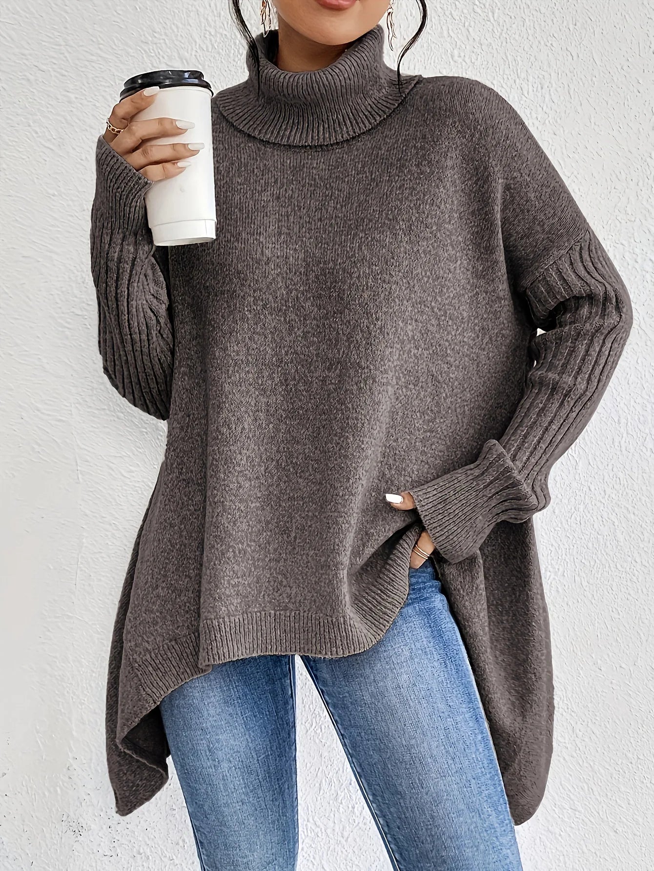 Stella | Cashmere Blend Turtleneck Jumper