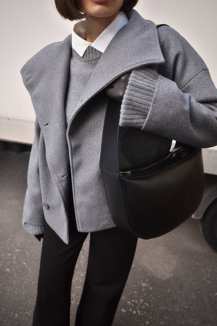 Amelia | Double Breasted Wool Blend Jacket