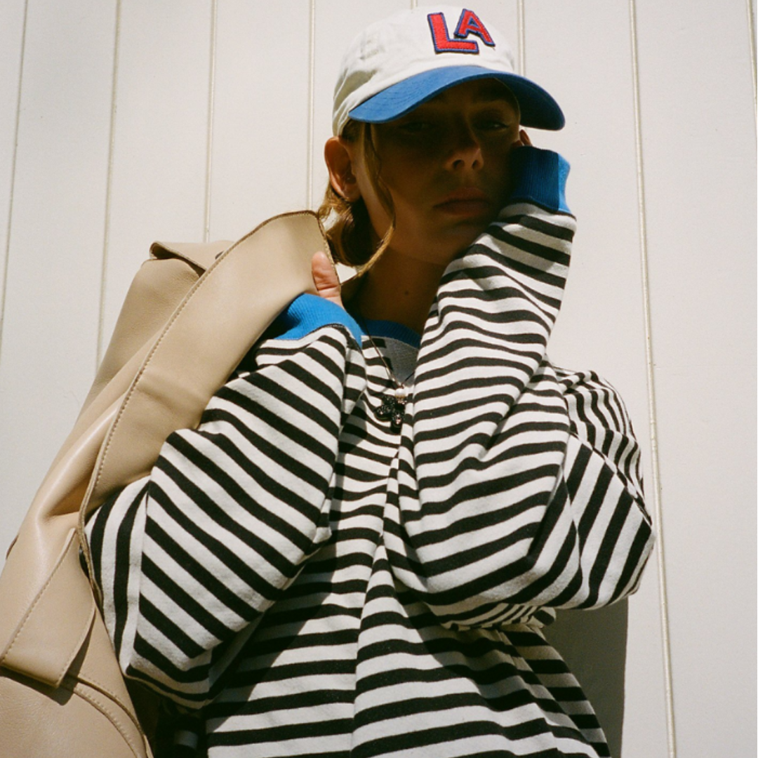 Lucy | Oversized Striped Knit Jumper