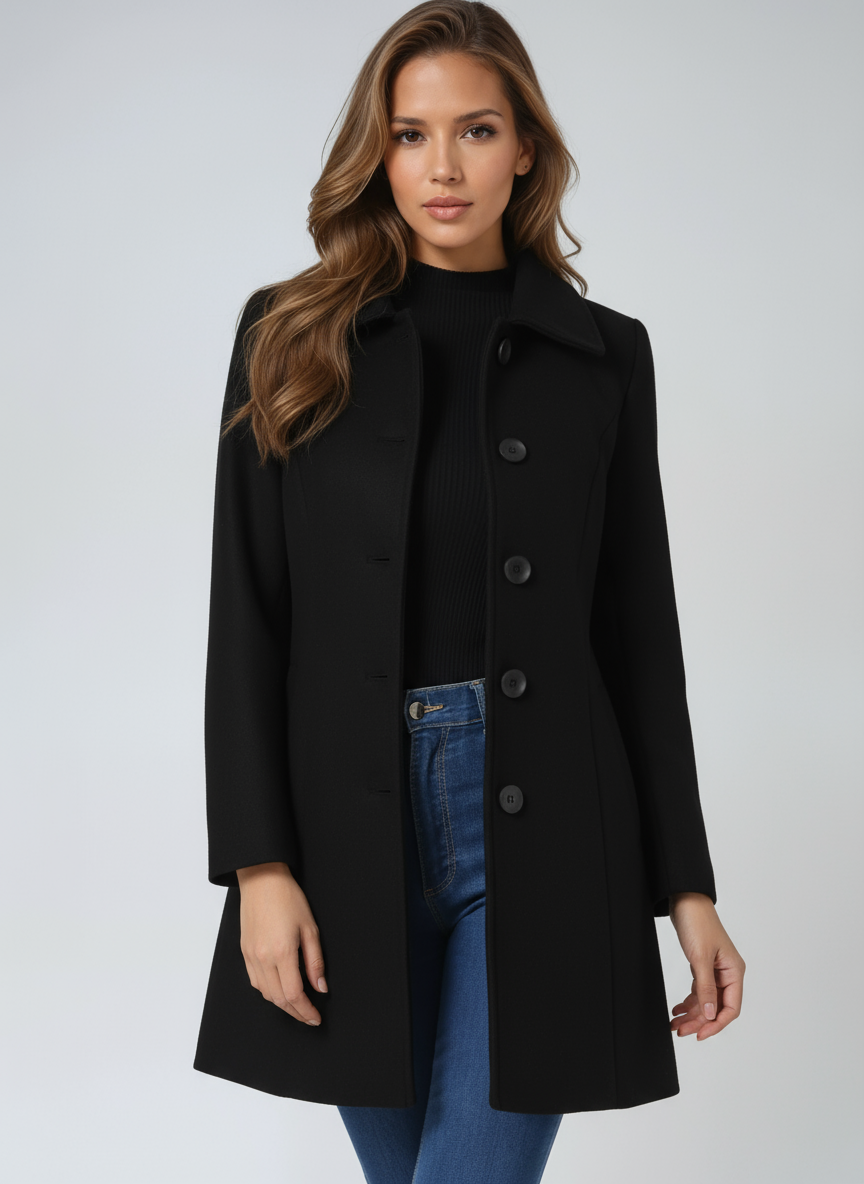 Eleanor | Tailored Wool Blend Coat