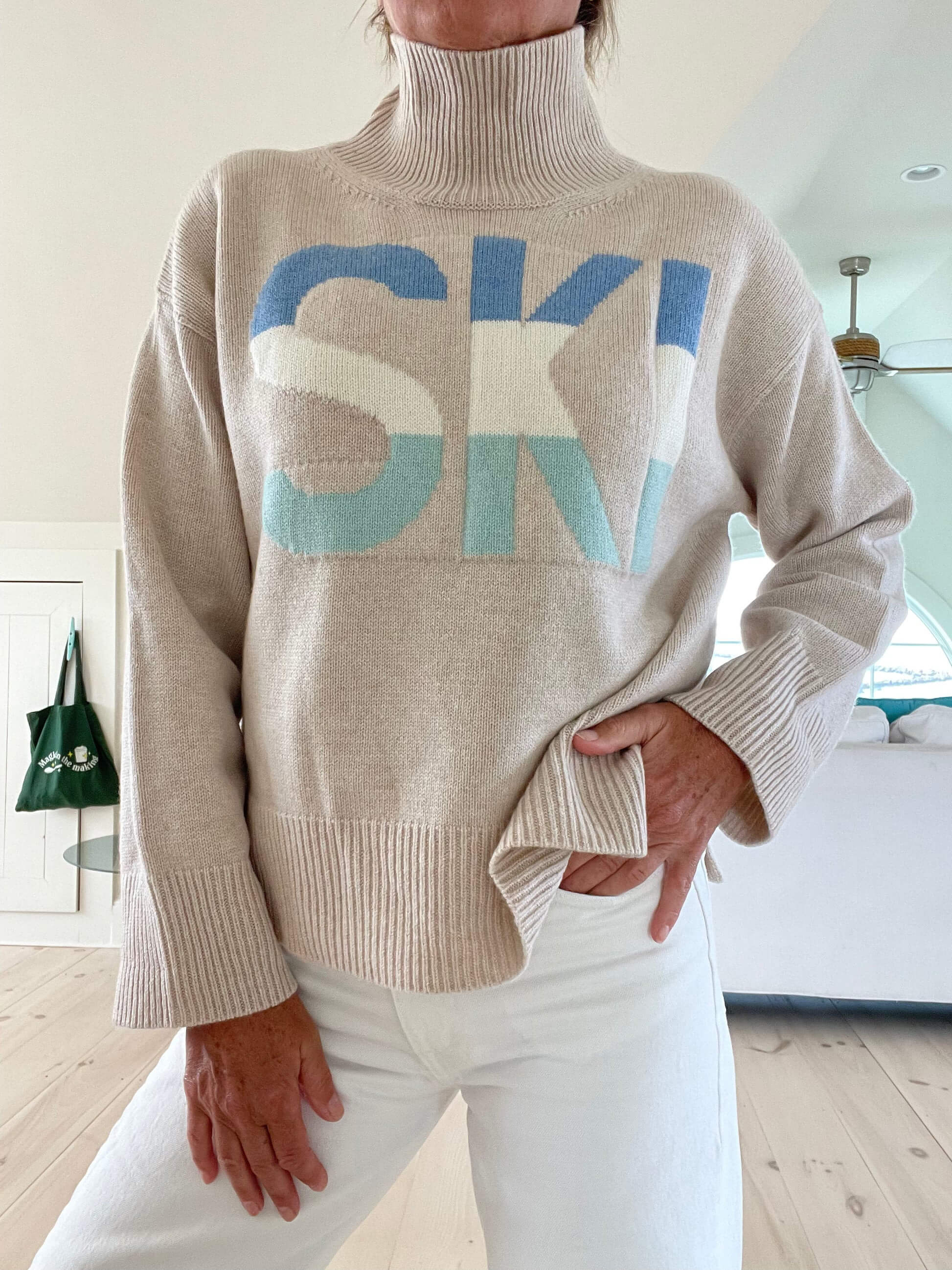 Harper | Retro Intarsia Knit Ski Jumper