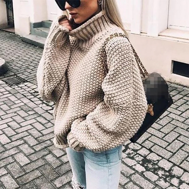 Scarlett | Oversized Chunky Turtleneck Jumper