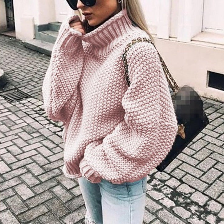 Scarlett | Oversized Chunky Turtleneck Jumper