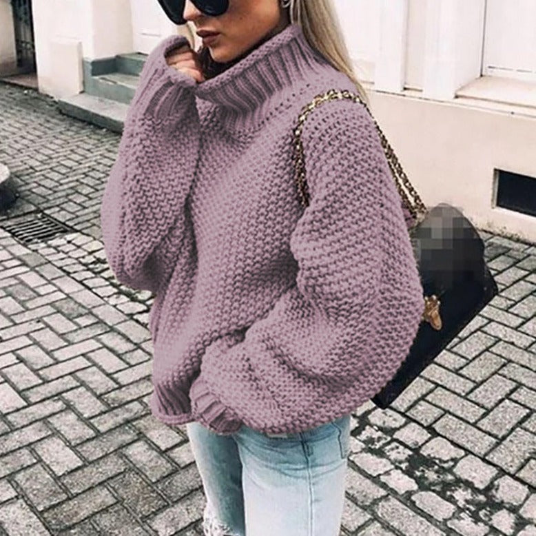 Scarlett | Oversized Chunky Turtleneck Jumper