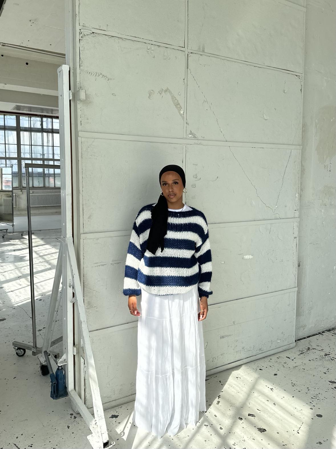 Sadie | Oversized Striped Knit Jumper