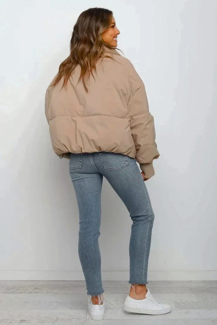 Camille | Quilted Cropped Puffer Jacket