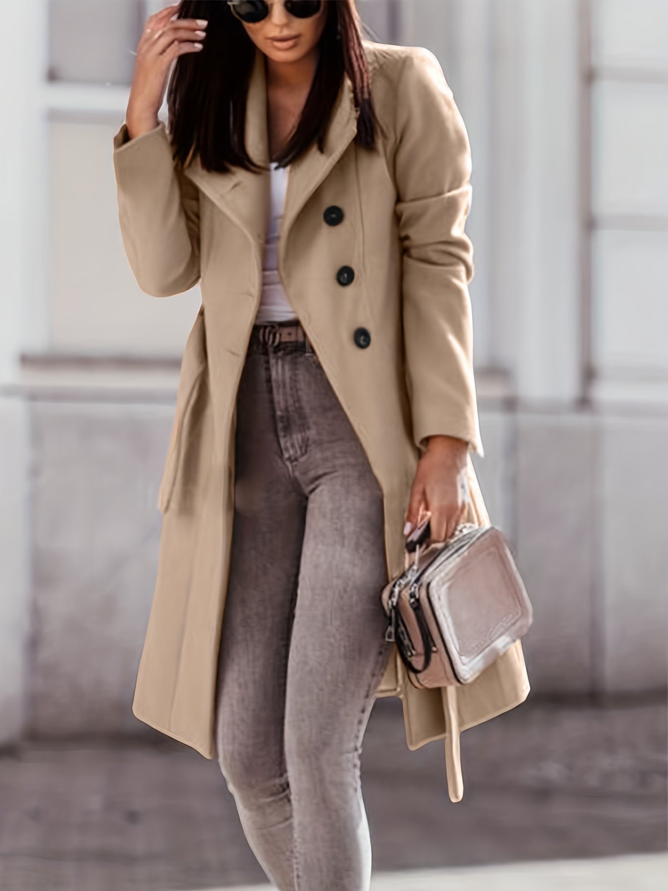 Matilda | Long Belted Trench Coat