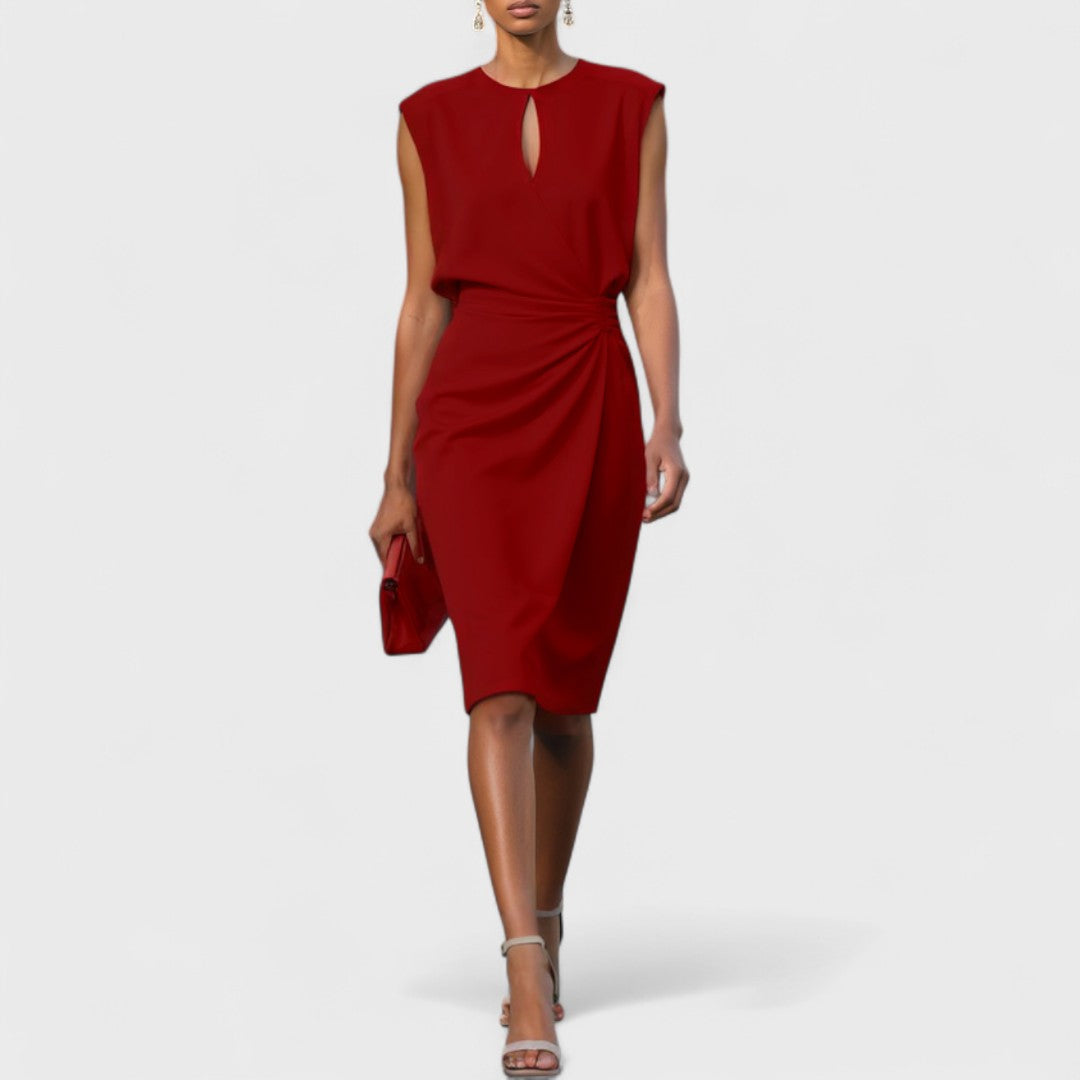 Madeline | Elegant Midi Dress with Refined Silhouette