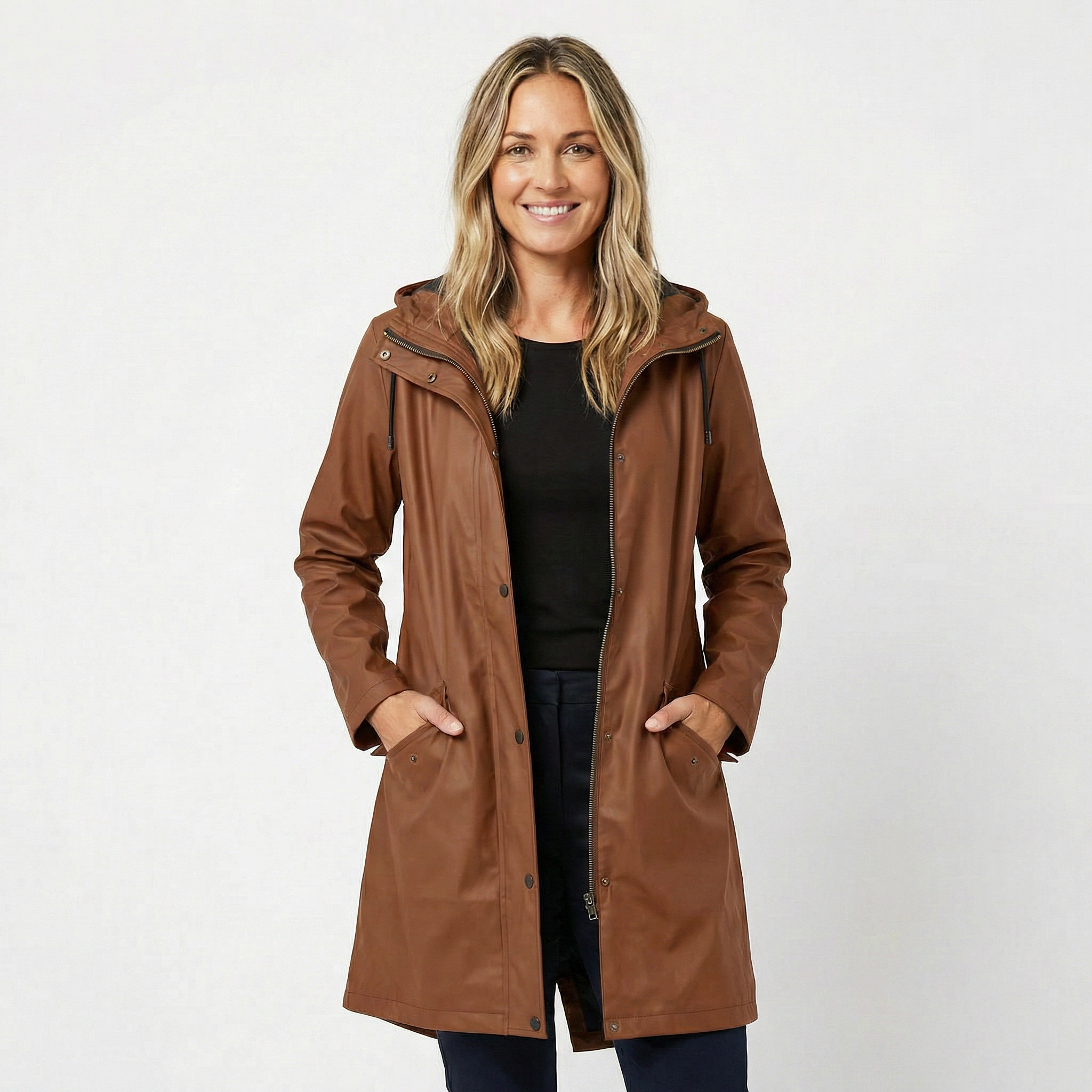 Beatrix | Waterproof Hooded Trench Coat