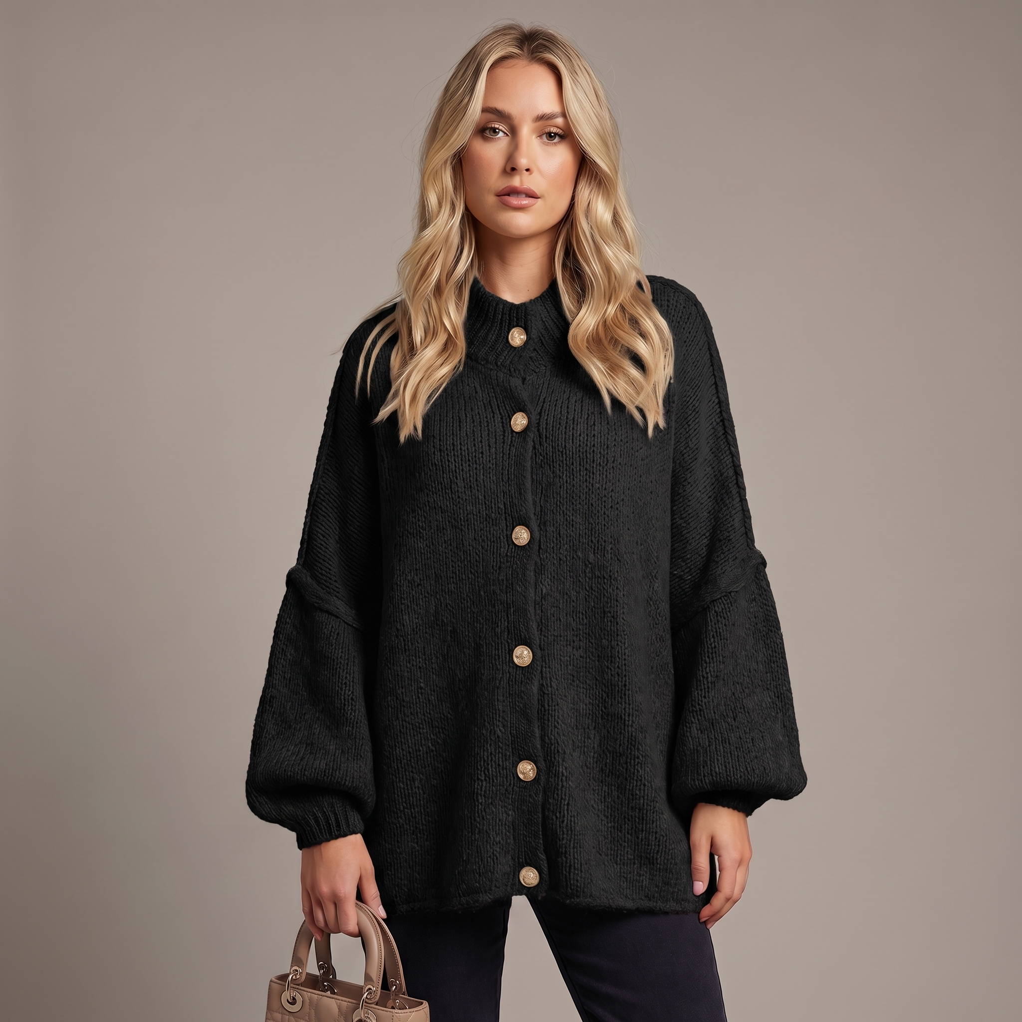 Aurora | Oversized Chunky Knit Cardigan