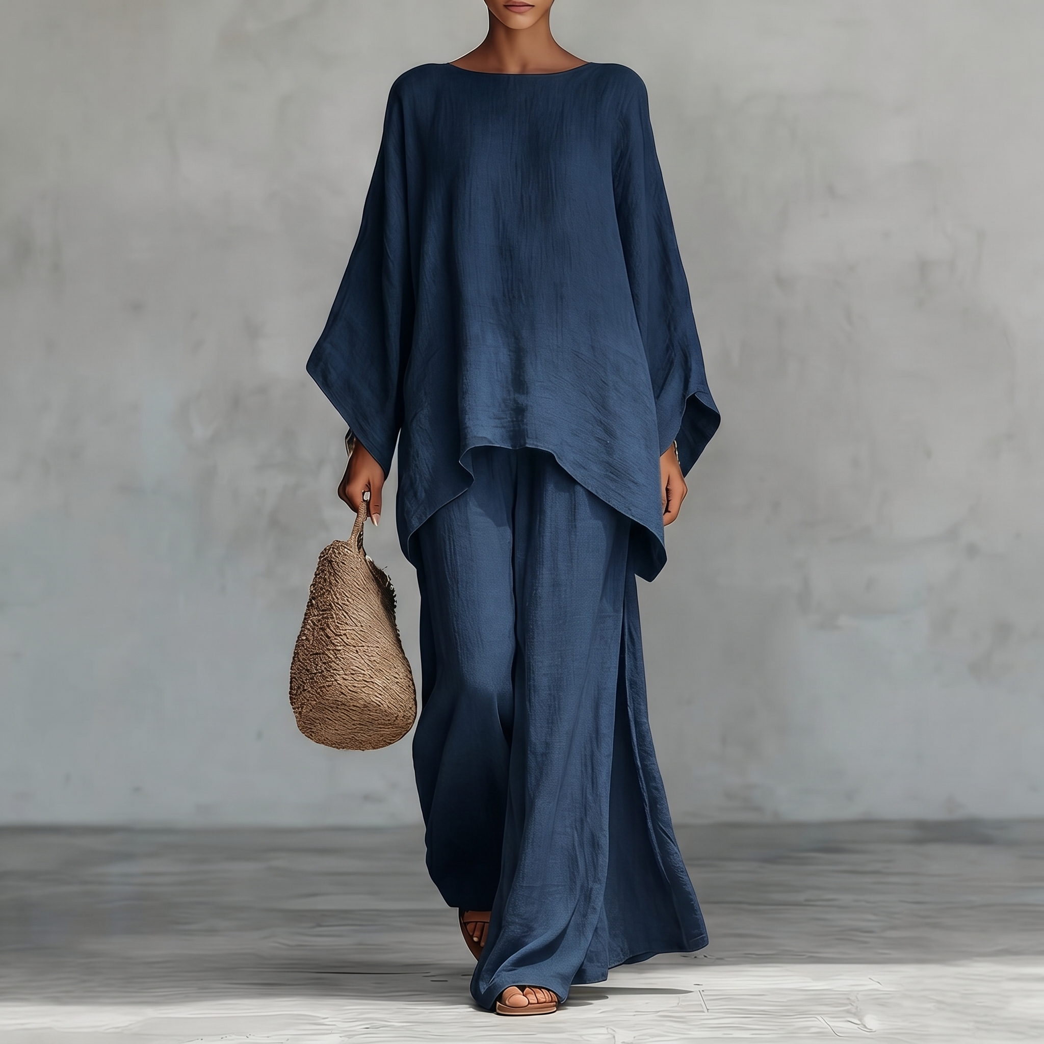 Bianca | Oversized Batwing Two Piece Set