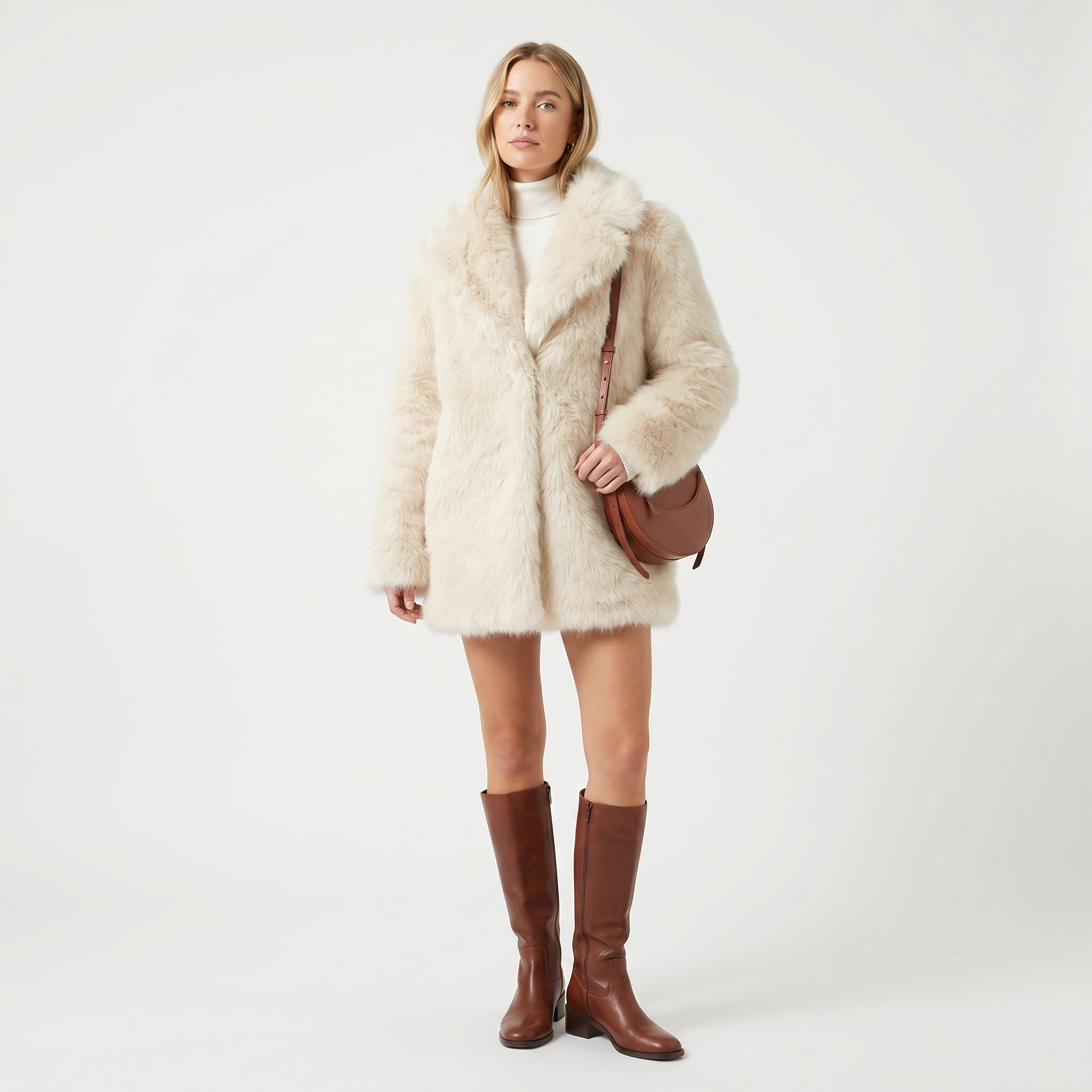 Genevieve | Fluffy Faux Fur Coat