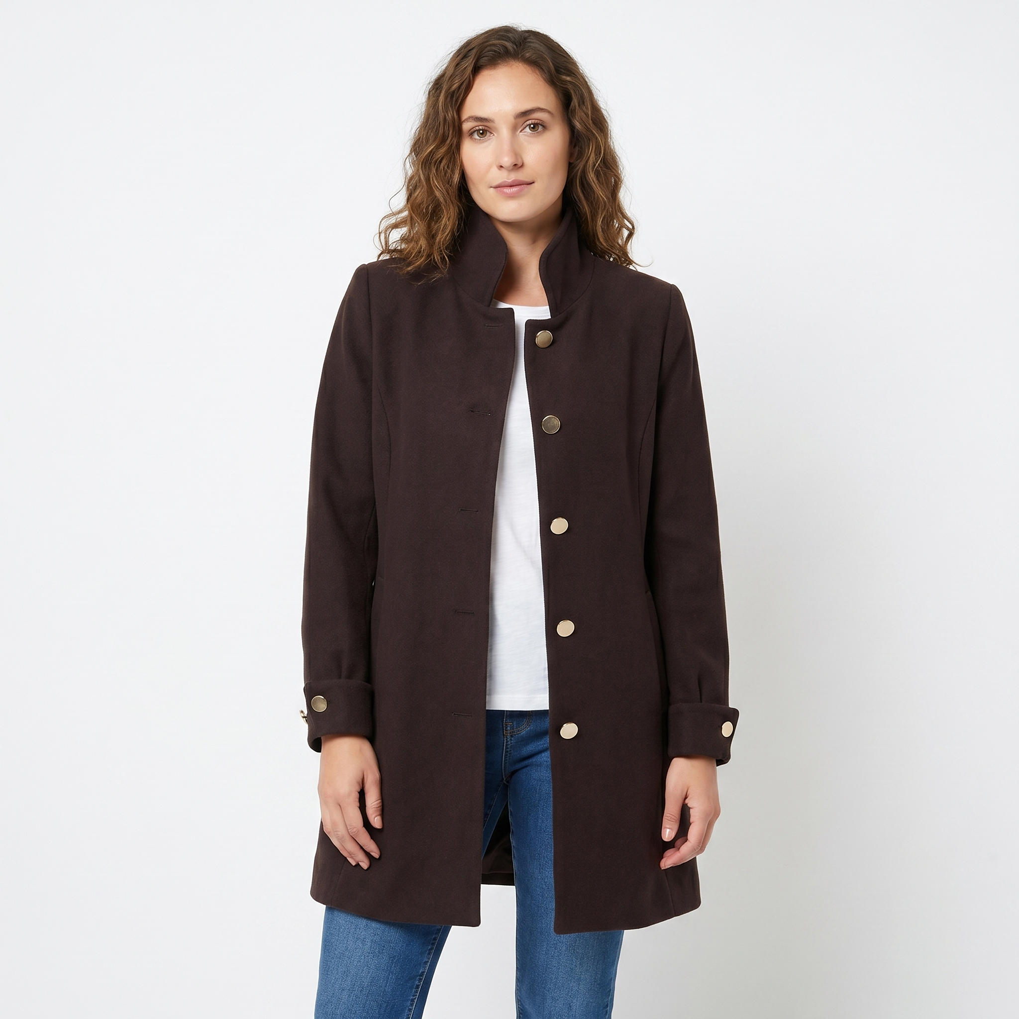 Isabeau | Brushed Car Coat