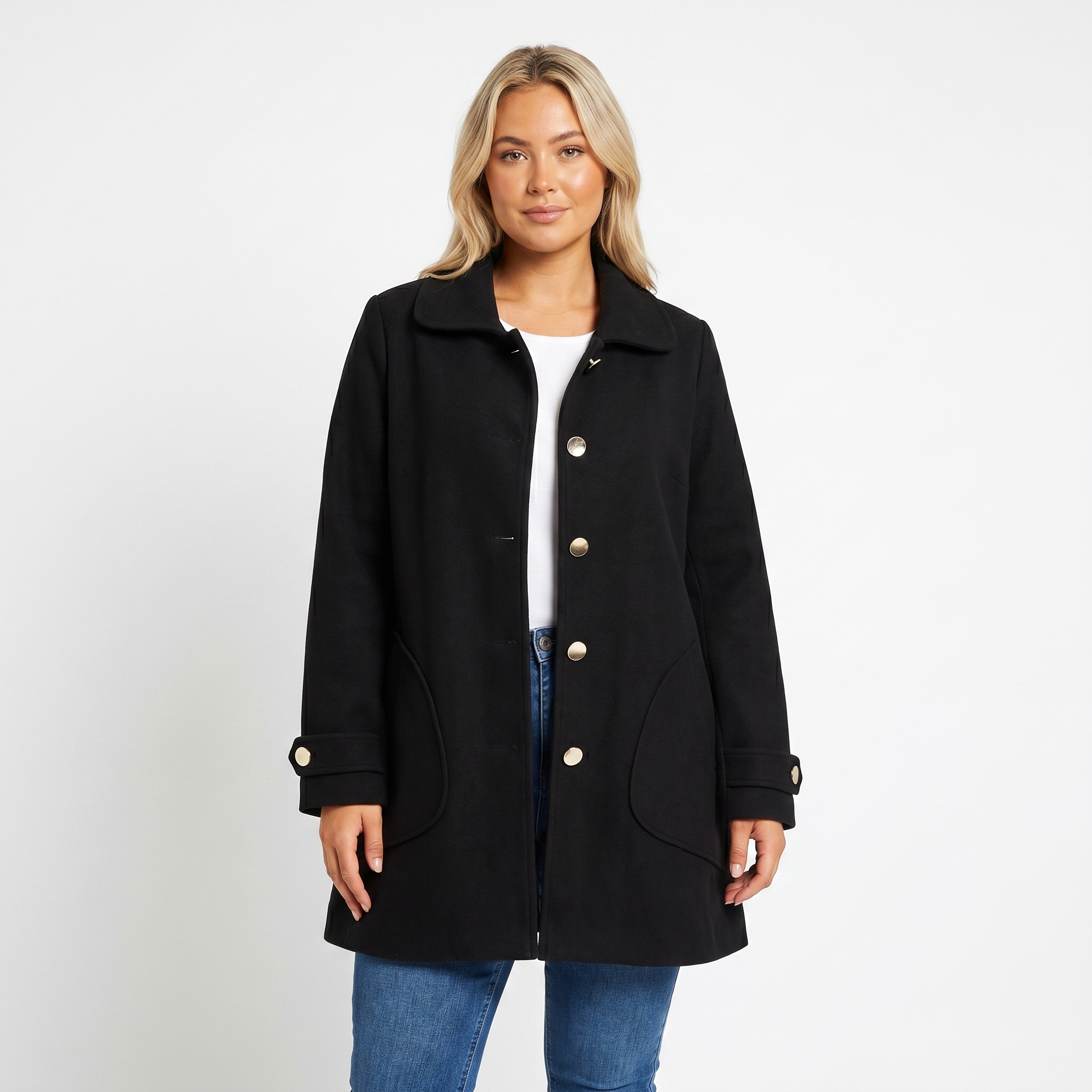 Isabeau | Brushed Car Coat