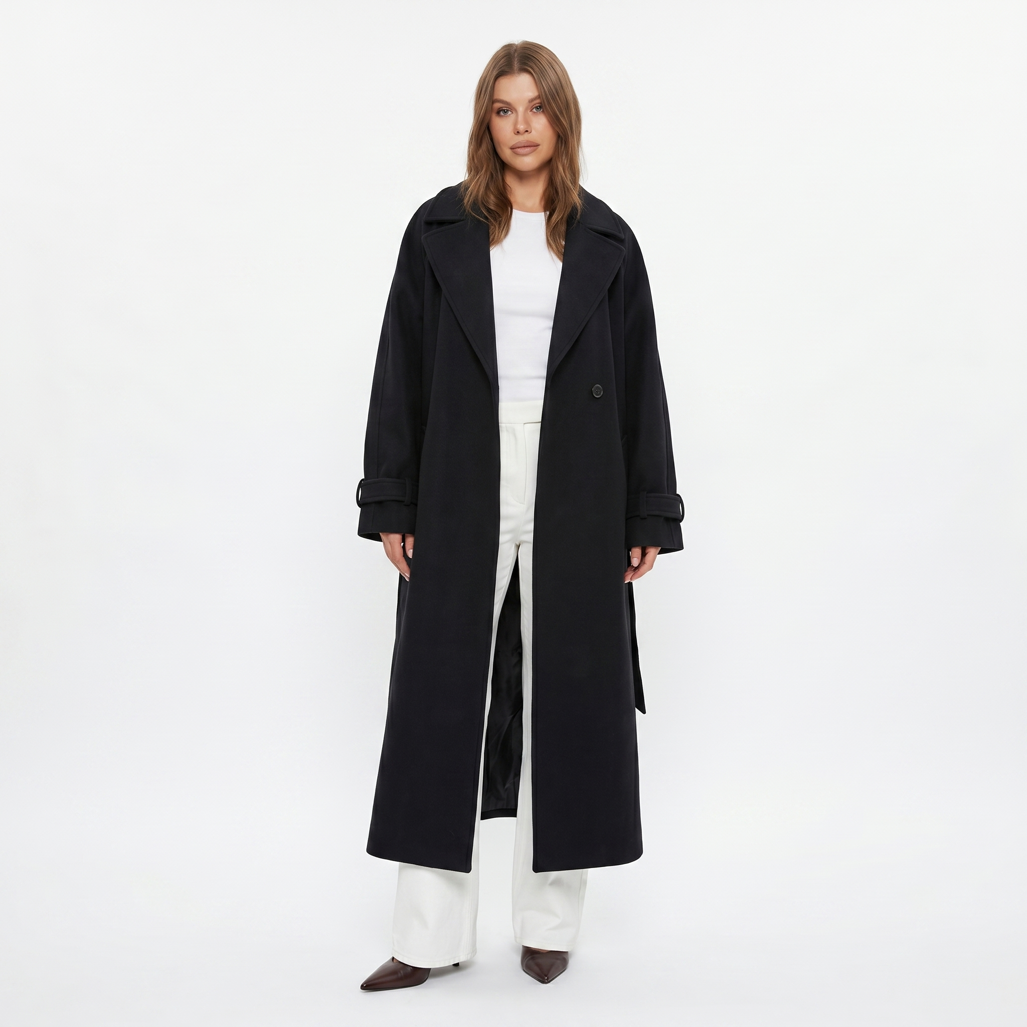 Lavinia | Oversized Wool Maxi Coat