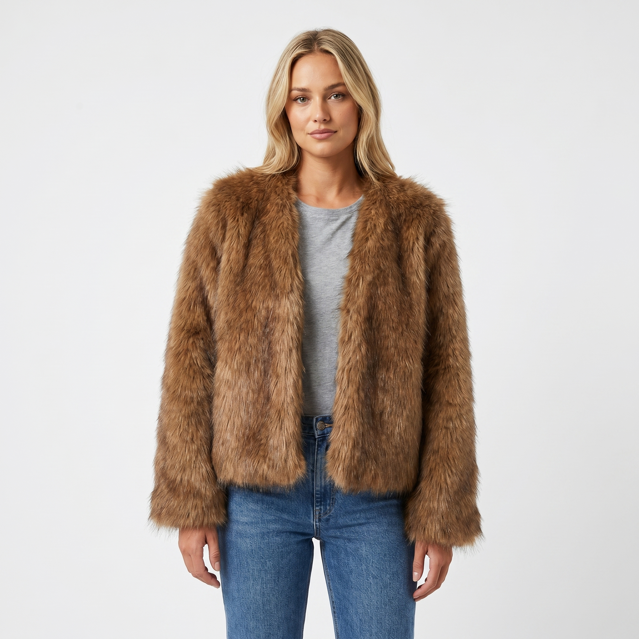 Ophelia | Shaggy Faux Fur Jacket