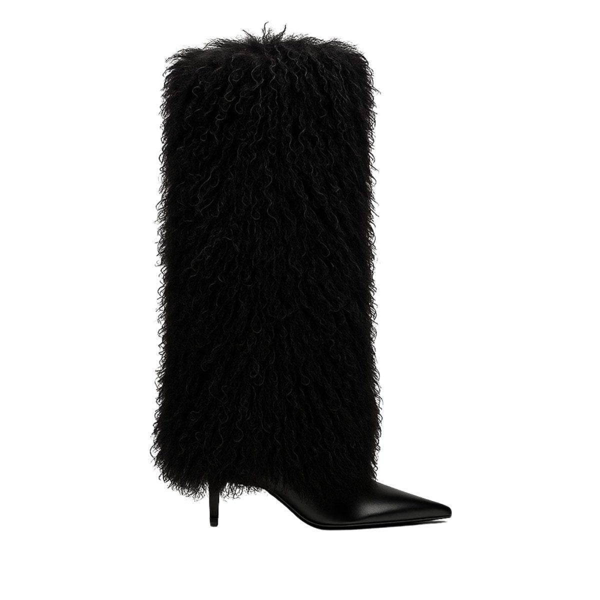 Lisa | Shearling Stiletto Heel Boots