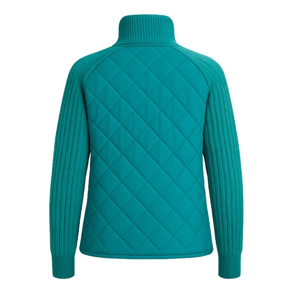 Mika | Quilted Knit-Sleeve Jacket