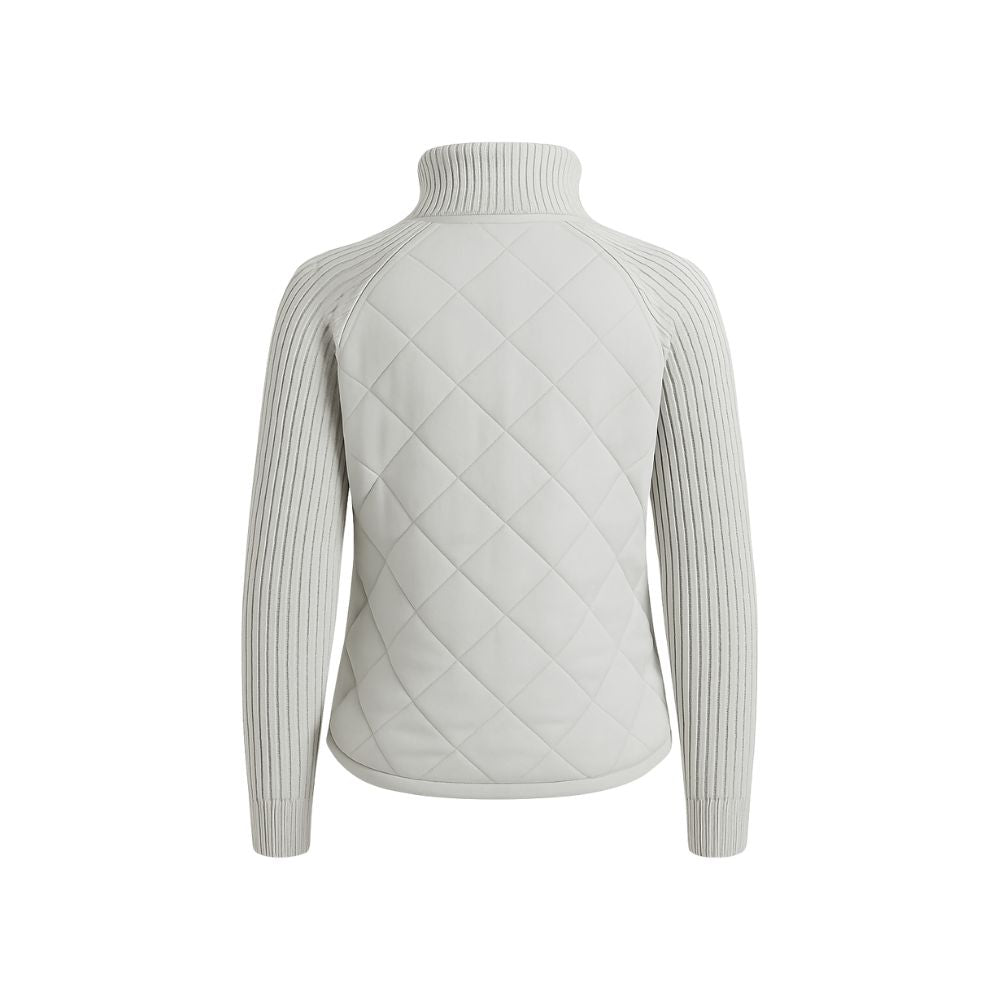 Mika | Quilted Knit-Sleeve Jacket