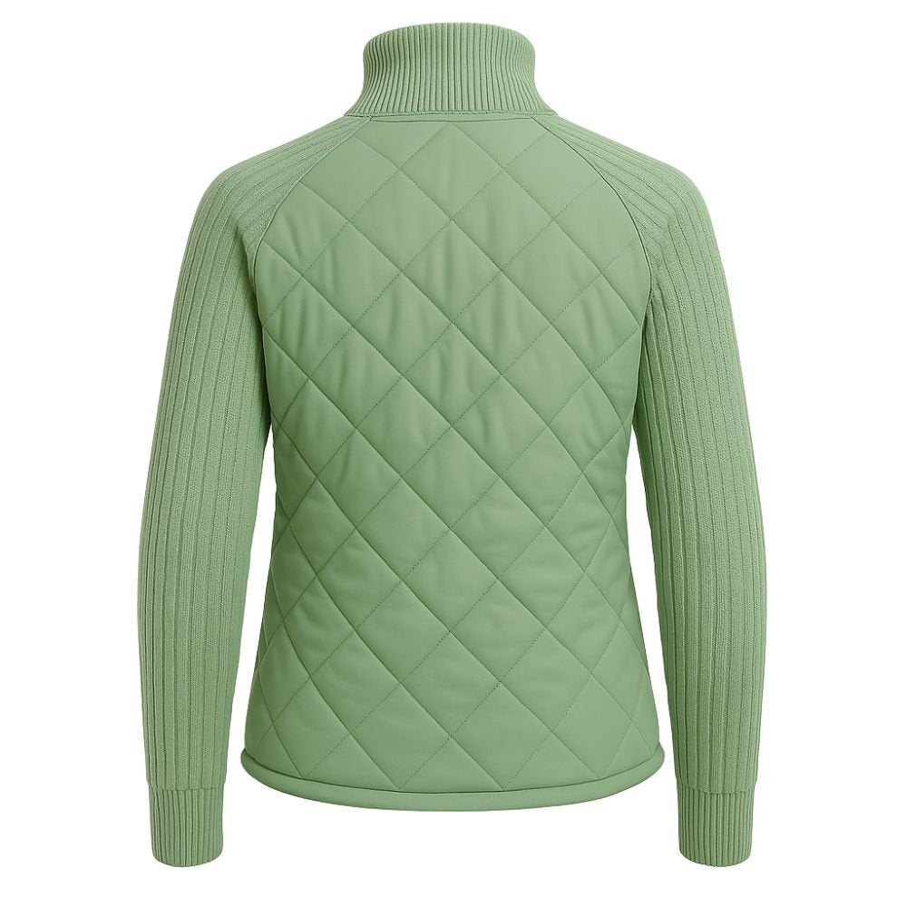 Mika | Quilted Knit-Sleeve Jacket