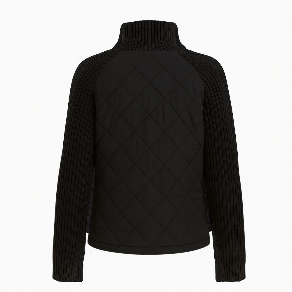Mika | Quilted Knit-Sleeve Jacket