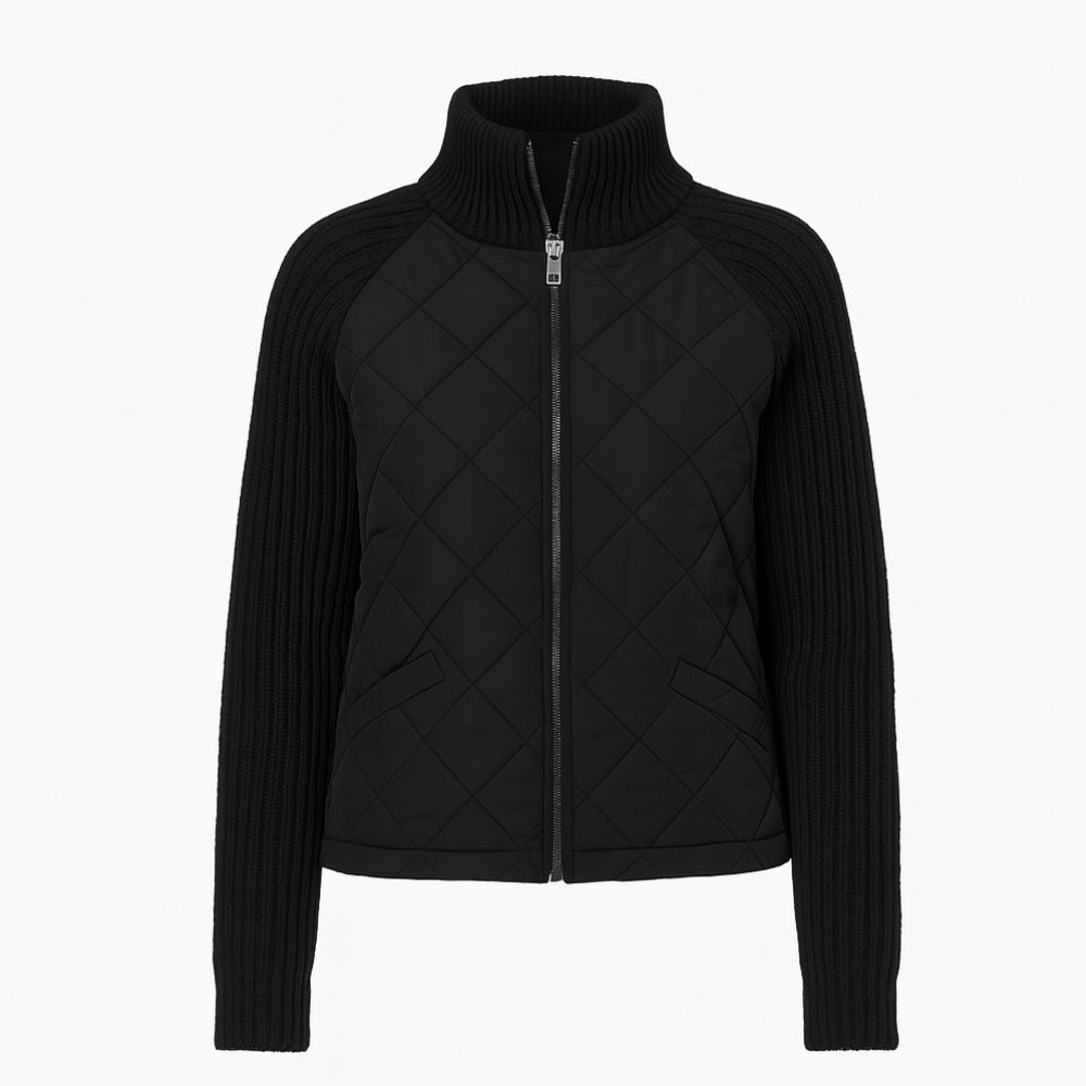 Mika | Quilted Knit-Sleeve Jacket