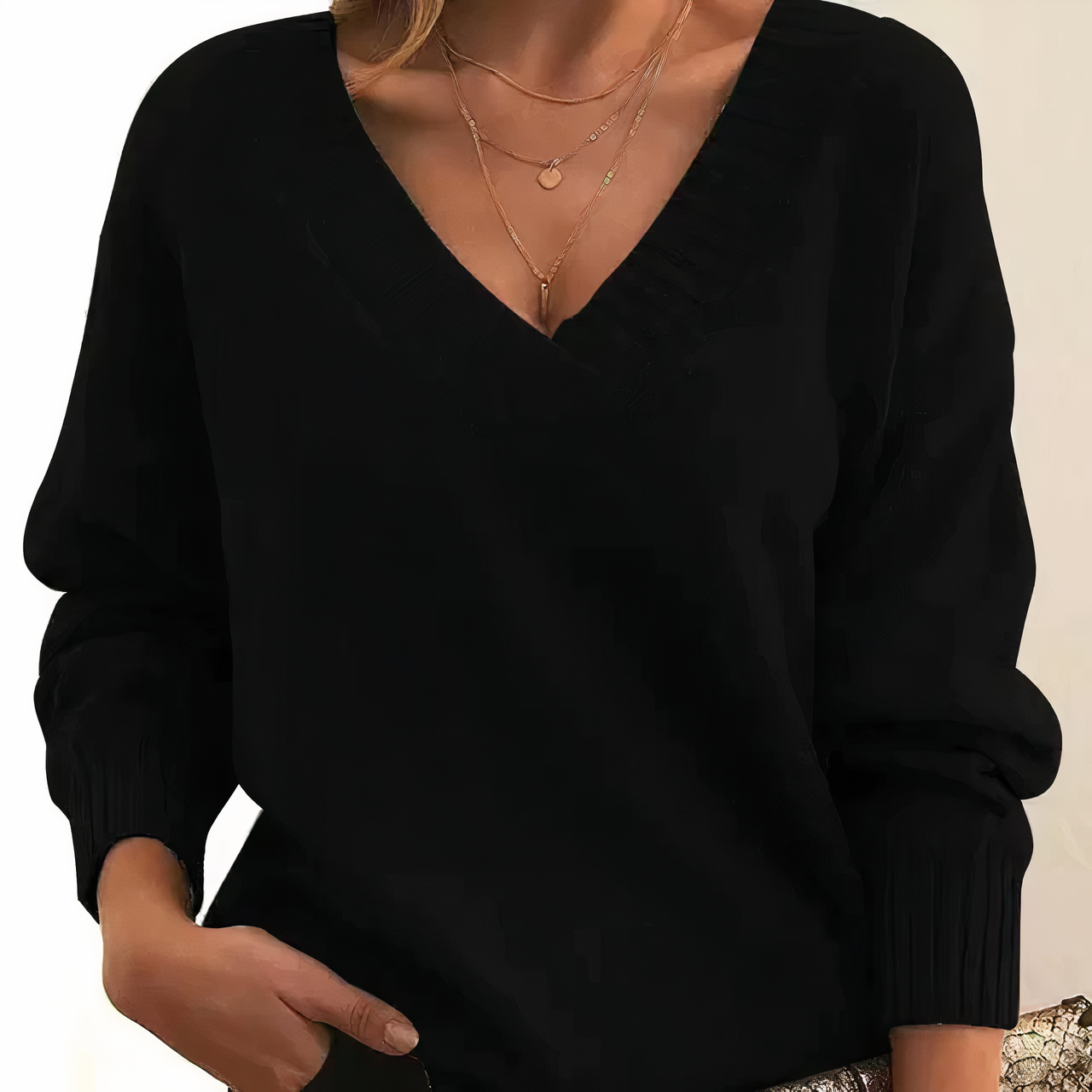 Charlotte | Cashmere Blend V Neck Jumper