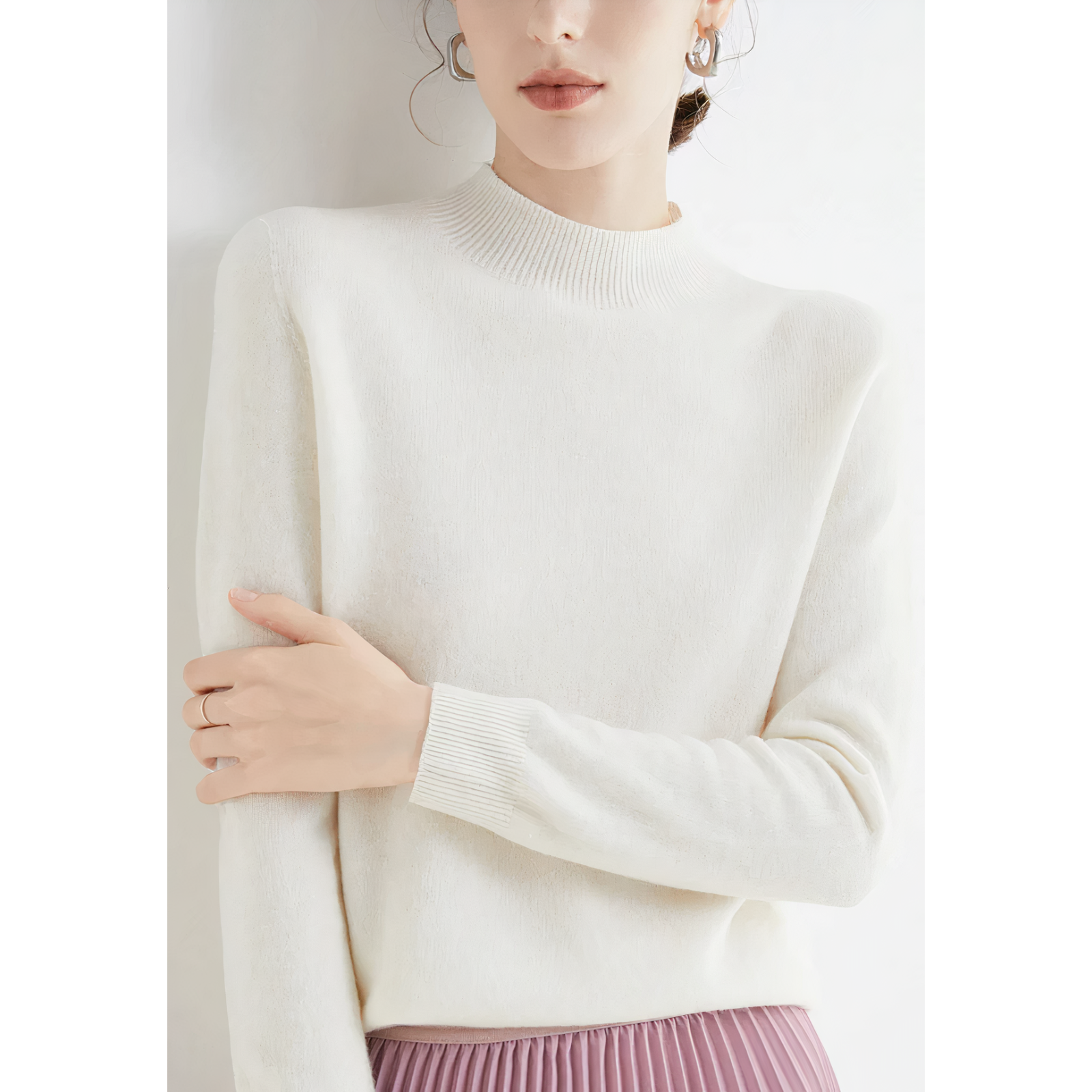 Eleanor | Luxury Cashmere Blend Knit Jumper