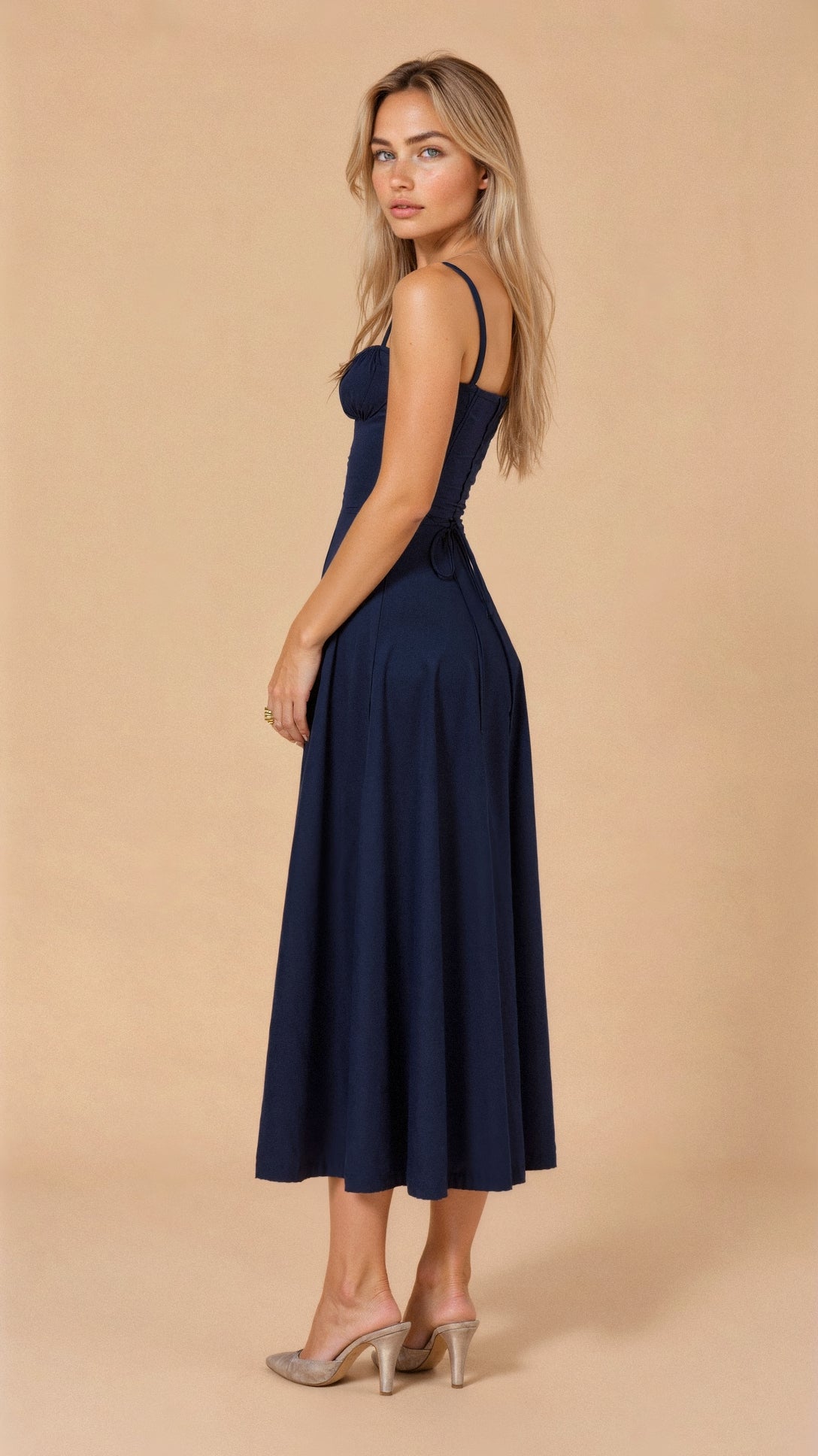 Rosalie | Corset Fit Midi Dress