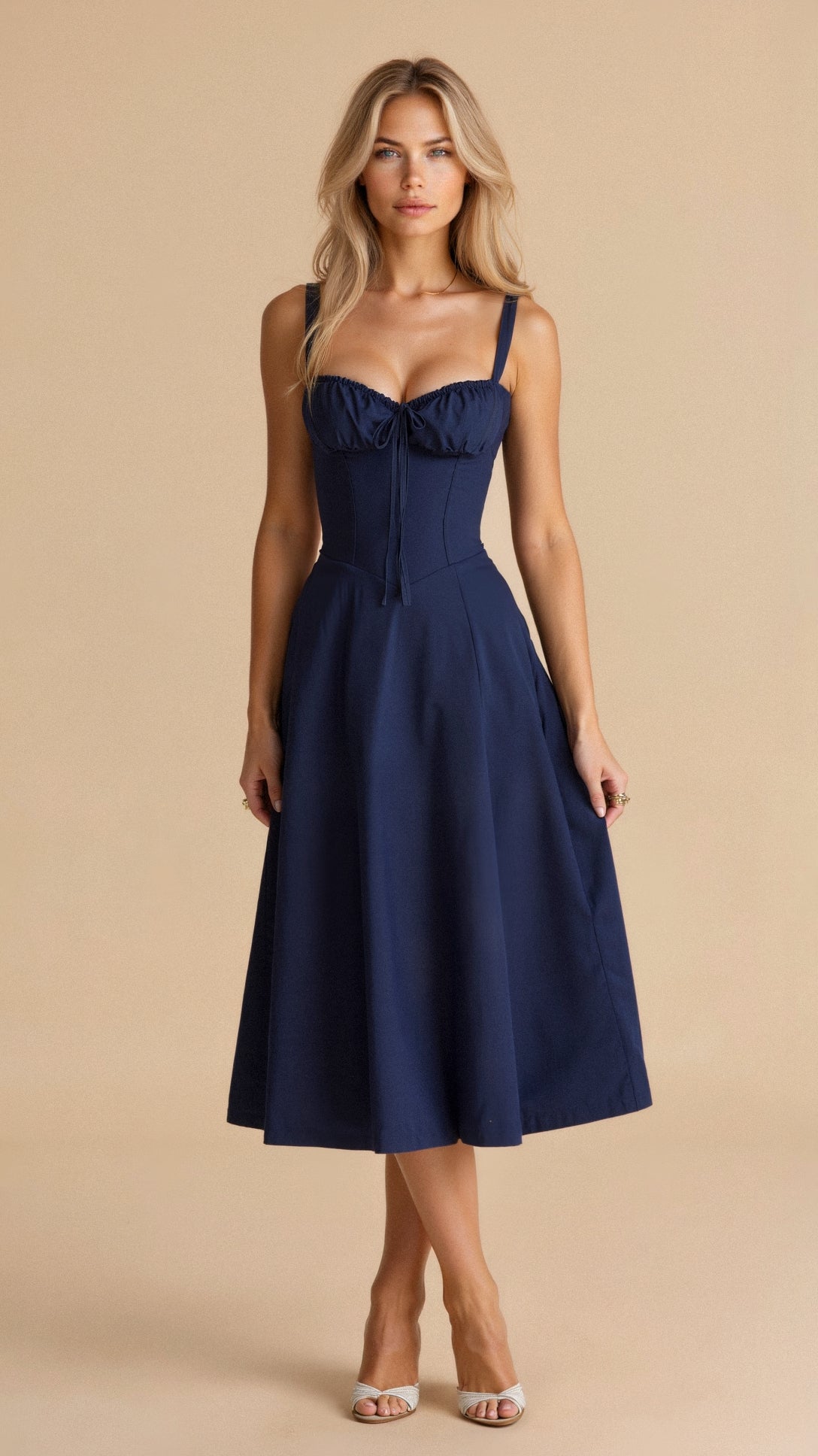 Rosalie | Corset Fit Midi Dress