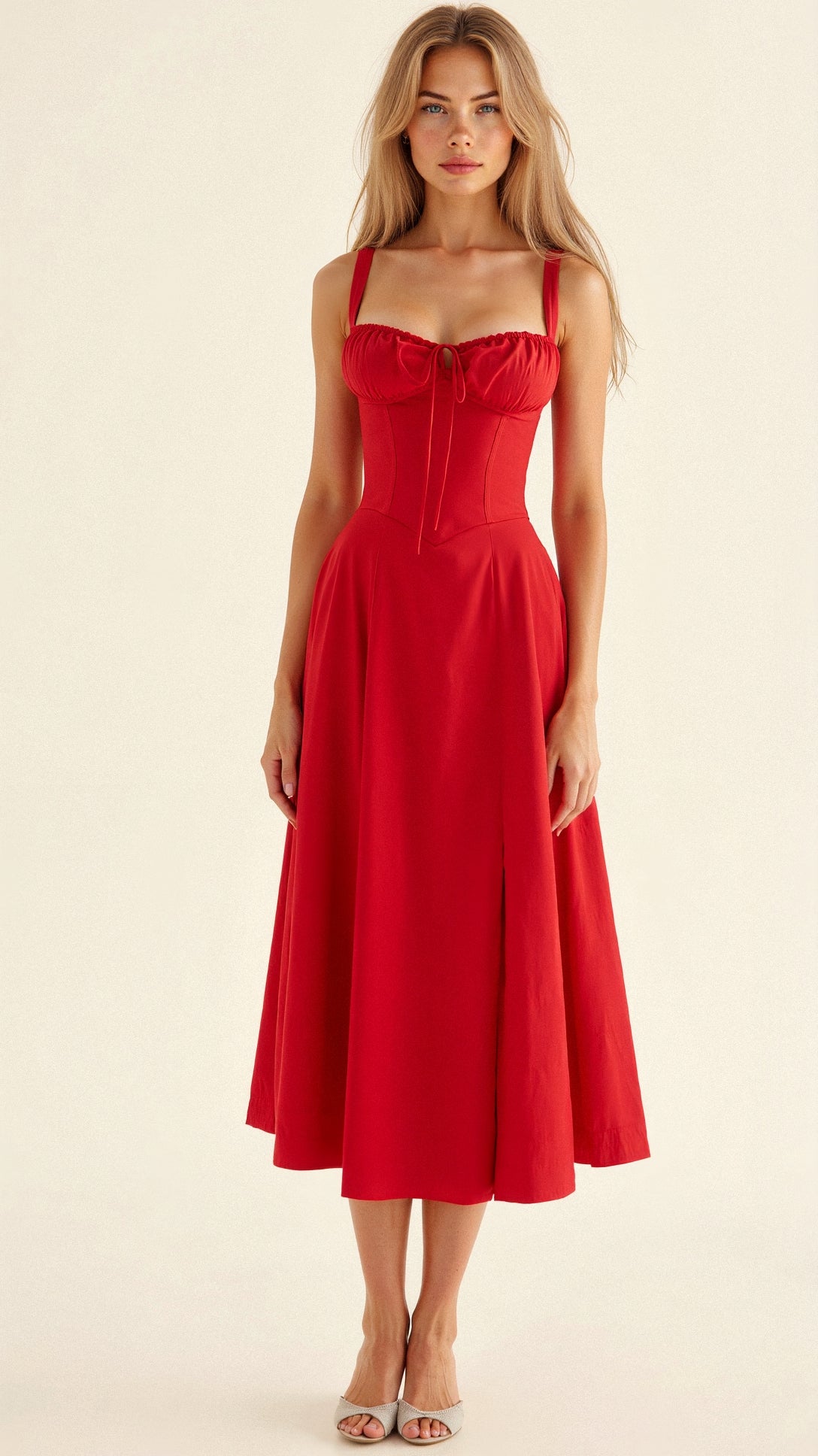 Rosalie | Corset Fit Midi Dress