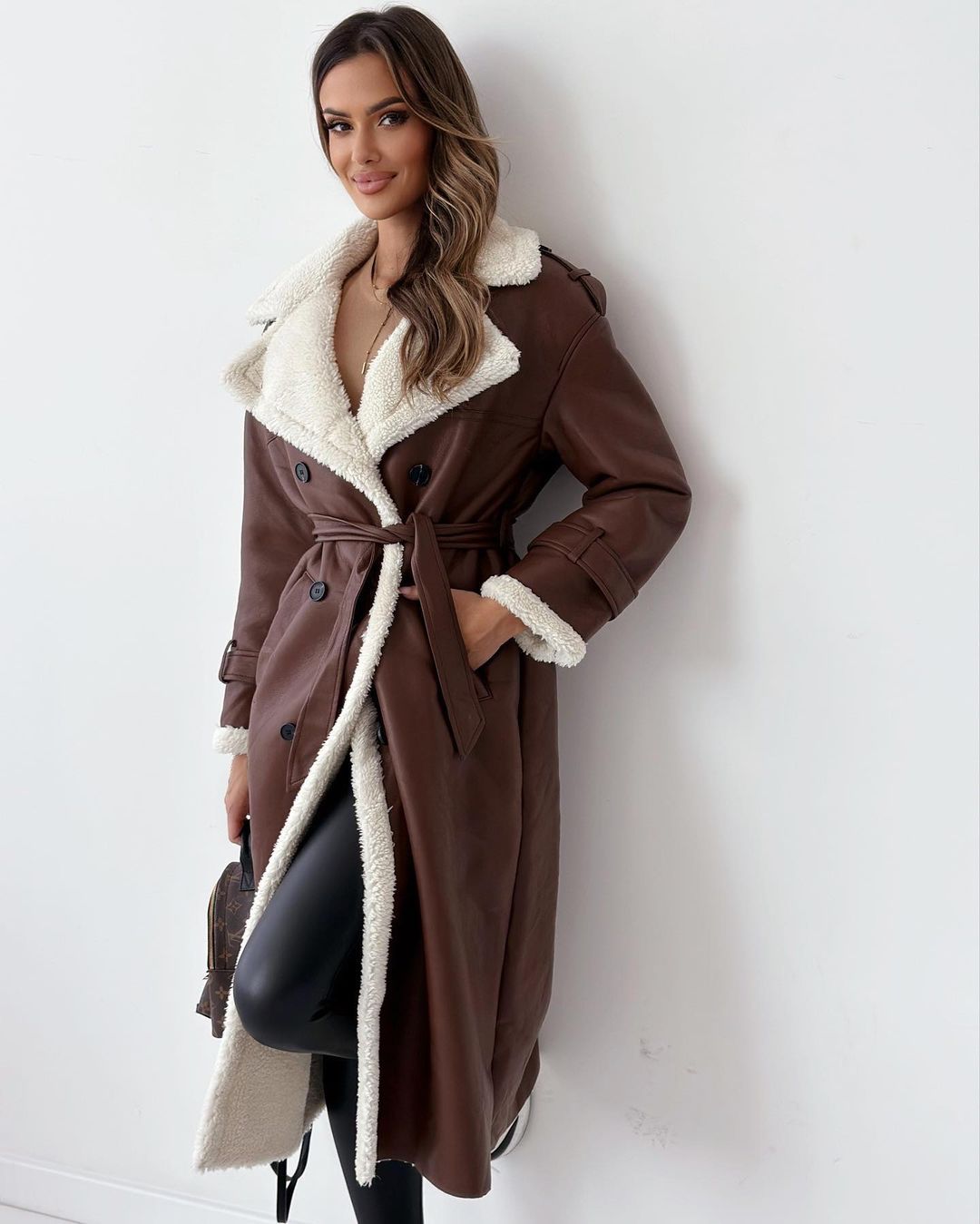 Clementine | Double Collar Longline Coat