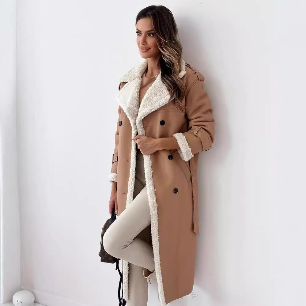 Clementine | Double Collar Longline Coat