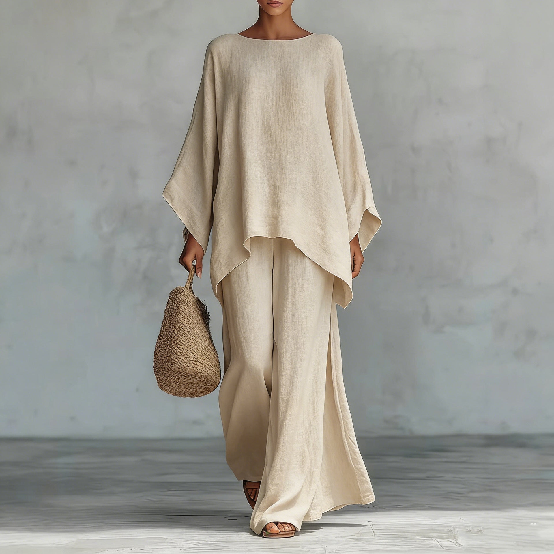 Bianca | Oversized Batwing Two Piece Set