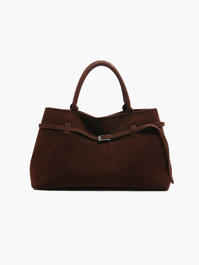 Charlotte | Vegan Suede Everyday Tote Bag