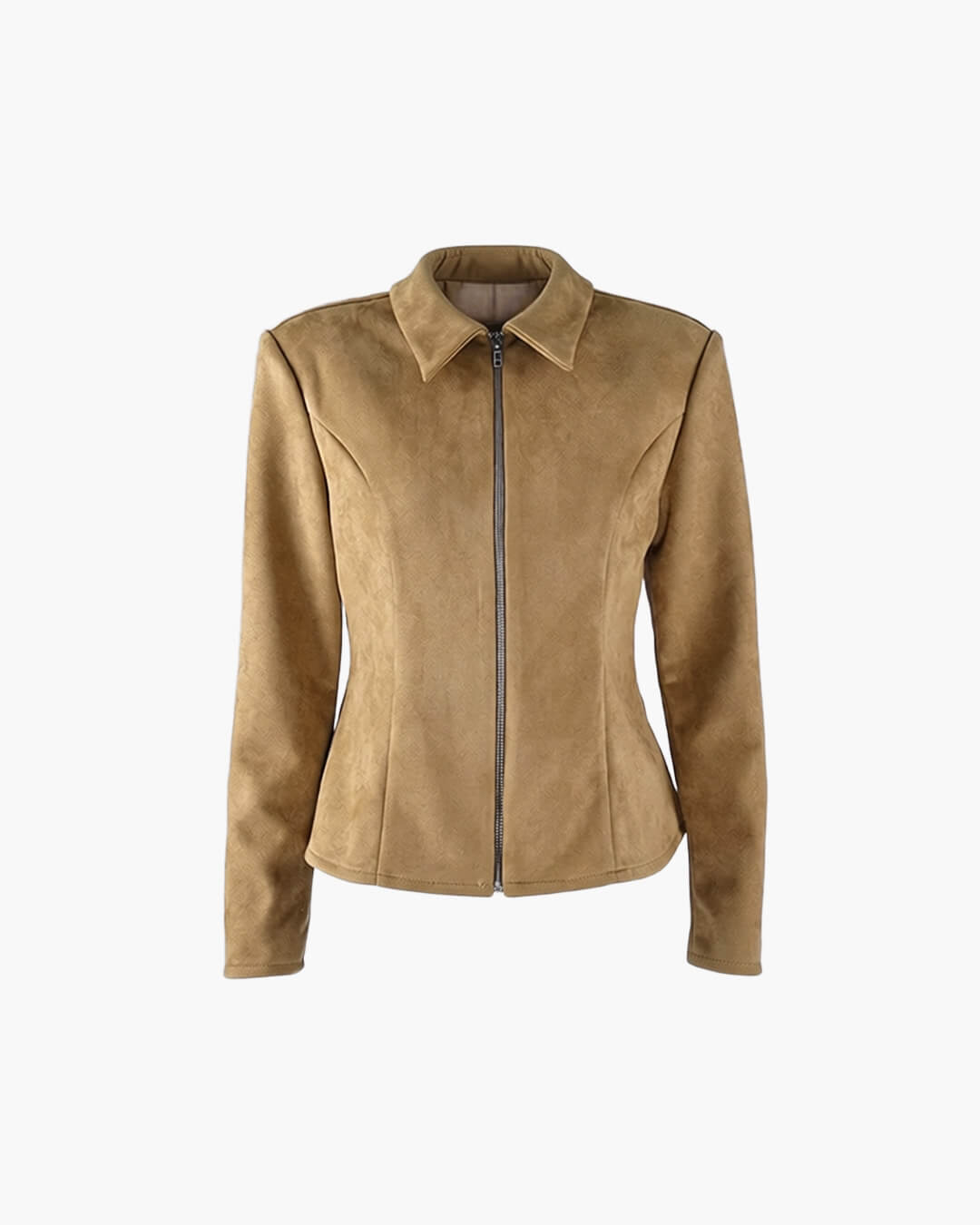 Charlotte | Faux Suede Cropped Jacket
