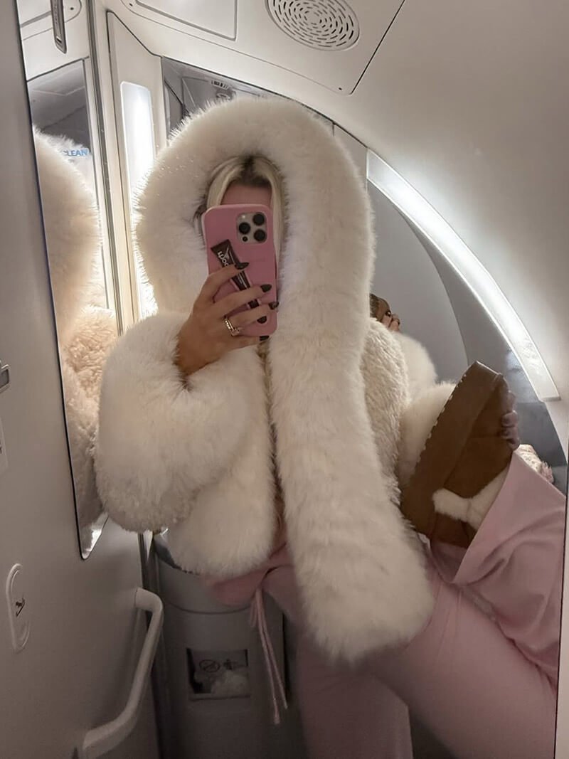 Amelia | Hooded Faux Fur Winter Jacket