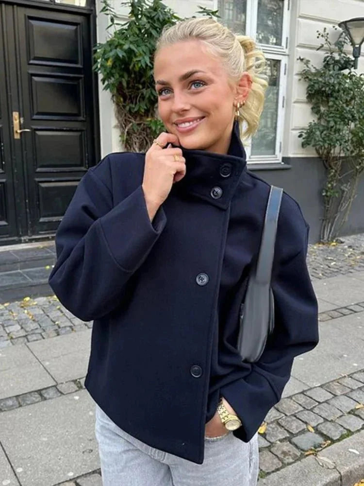 Eleanor | Stand Collar Autumn Jacket
