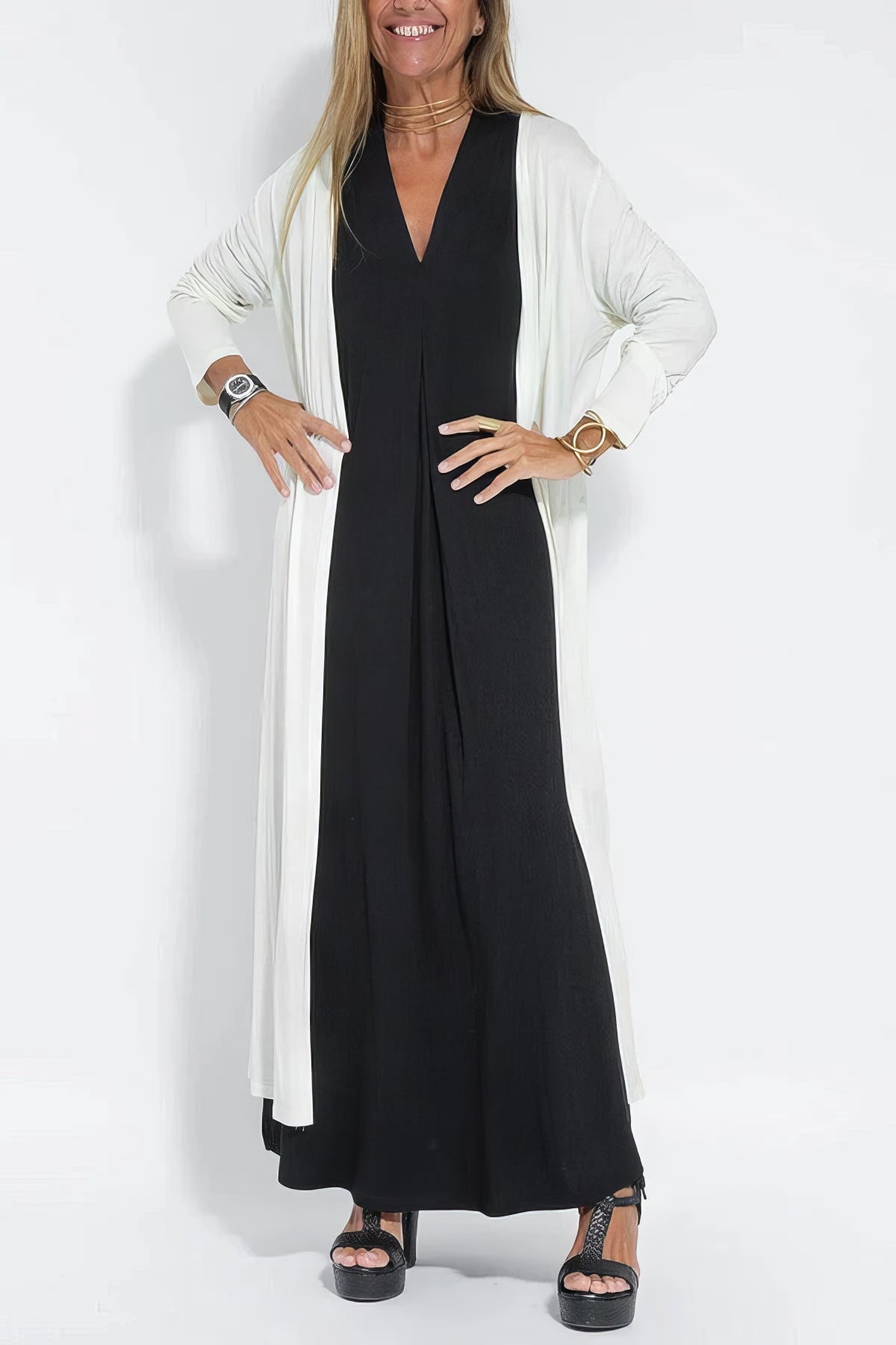 Vivienne | Elegant Flowing Maxi Dress